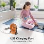 Portable Fan Rechargeable, Battery Powered Fan with LED Lantern, Small Table Fan