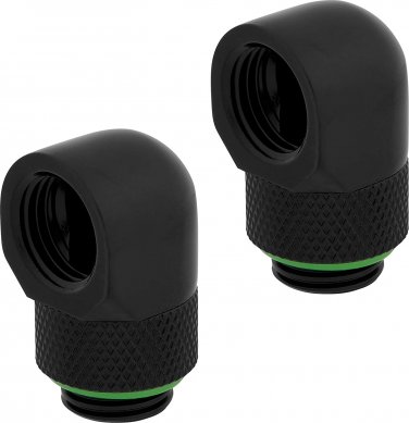 Hydro X Series 90&Acirc;&deg; Rotary Adapter Twin Pack, Black, Model Number: CX-9055009-WW