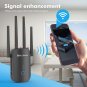 Wifi Extender 1200Mbps| Covers up to 1000 Sq. Ft and 20 Devices | Wifi Extender