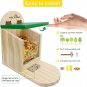 MIXXIDEA Wooden Squirrel Feeder Box,Squirrel Feeders for outside Garden,Squirrel