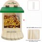 MIXXIDEA Wooden Squirrel Feeder Box,Squirrel Feeders for outside Garden,Squirrel