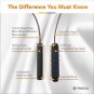 1/2 Lb Weighted Jump Rope for Boxing, Cardio, Crossfit Workout, 8~11Ft Range Adj