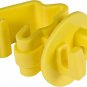 Zareba ITY-Z Standard Snug-Fitting T-Post Insulator, 25 per Bag, Yelllow