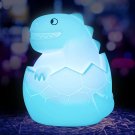 Dinosaur Night Light for Kids Room, BIRUI Cute Dino Lamp Boys Toddler Birthday G