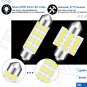 24 Pieces Dome Light LED Car Bulb Kit Set T10 31 Mm 42 Mm Festoon Bulbs LED Inte