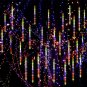 Falling Rain Lights 11.8 Inch 8 Tube 192 Leds, Meteor Shower Lights Waterproof,