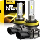 H11/H8/H16 LED Fog Light Bulbs or DRL, 6000 Lumens 6500K Cool White Light, 300%