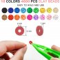 Redtwo 5100 Clay Beads Bracelet Making Kit, Friendship Bracelet Beads Flat Prepp