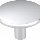 MUMU 1.57-Inch Black Cabinet Knobs Black Matte Pulls Solid Drawer Buttons Single
