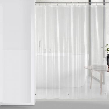 Clear Shower Curtain Liner, Simple Plastic Shower Curtains Liner for Modern Neut