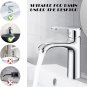 Solid Brass Bathroom Faucets, Bathroom Sink Faucet Chrome, Waterfall Single Hand