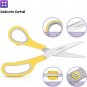 Scissors, Taotree 8" Scissors All Purpose Bulk Pack of 5, Stainless Steel Sharp