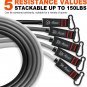 Resistance Bands, Exercise Bands with Handles, Fitness Bands, Workout Bands with