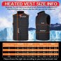 Heated Vest ,Electric Lightweight Heated Vest for Men Women,Skating for Heated J