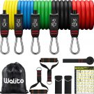 Resistance Bands Set - Exercise Bands with Handles, Door Anchor, Legs Ankle Stra