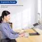 LS10 Aluminum Laptop Stand, Ergonomic Adjustable Notebook Stand, Riser Holder Co