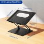 LS10 Aluminum Laptop Stand, Ergonomic Adjustable Notebook Stand, Riser Holder Co