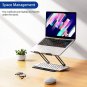 LS10 Aluminum Laptop Stand, Ergonomic Adjustable Notebook Stand, Riser Holder Co