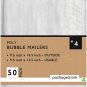 50 Pcs Poly Bubble Mailers 9.5X14.5 Padded Envelopes #4 Shipping Envelopes 2.5 M