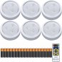 Stick on Lights 6 Pack with Remote - Wireless LED under Cabinet Lights - under C