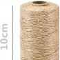 328Ft Jute Twine String Thin Natural Hemp Twine for Gift Wrapping Craft Plant Ga