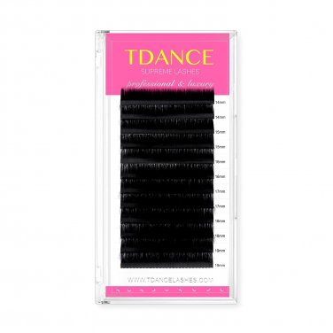 Premium D Curl 0.05Mm Thickness Semi Permanent Individual Eyelash Extensions Sil