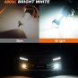 H11/H8/H16 LED Fog Light Bulbs, 6000K Xenon White, 27 SMD Chips, 360-Degree Illu