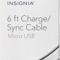 - 6' USB to Mini-B Charge-And-Sync Cable - Black NS-PC2AMU6