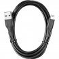 - 6' USB to Mini-B Charge-And-Sync Cable - Black NS-PC2AMU6