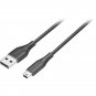 - 6' USB to Mini-B Charge-And-Sync Cable - Black NS-PC2AMU6