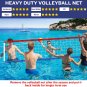 Pro Volleyball Net Outdoor Heavy Duty with Lengthened Aircraft Steel Cable, Tear