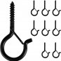 8 PCS Q-Hanger, Screw Hooks for Outdoor String Lights - Ceiling Hooks for Hangin