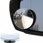 Blind Spot Mirror, 2" round HD Glass Frameless Convex Rear View Mirrors Exterior