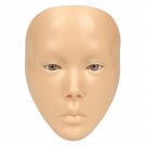 Makeup Practice Full Face, 5D Reusable Silicone Makeup Practice Board Face with