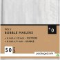 50 Pcs Poly Bubble Mailers 6X10 Padded Envelopes #0 Shipping Envelopes 2.5 Mil