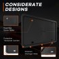 Silicone License Plate Frames - 2 Pack Car License Plate Holders, Exterior Car A