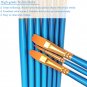 BOSOBO Paint Brushes Set, 2 Pack 20 Pcs round Pointed Tip Paintbrushes Nylon Hai