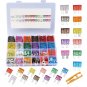 250 Pieces - Car Fuses Assortment Kit, Blade-Type Automotive Fuses - Standard &