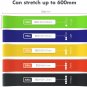 Resistance Bands Set for Men and Women, Pack of 5 Different Resistance Levels El