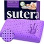 - Lavender Zen Memory Foam Pillow for Sleeping - Essential Lavender Oil Infused,