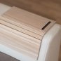 Sofa Arm Tray Table Couch Bedside Wood Coaster Coffee Cup Foldable Armrest Caddy