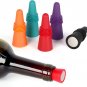 SZUAH Wine Bottle Stopper (Set of 5), Silicone Reusable Wine and Beverage Bottle
