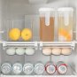 Egg Holder for Refrigerator Drawer - Fridge Egg Drawer Organizer with Whisk Frid