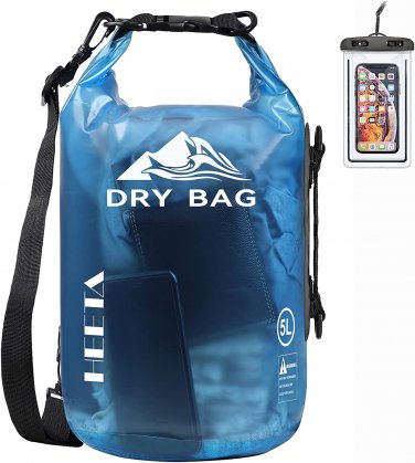Waterproof Dry Bag for Women Men, 5L/10L/20L/30L/40L Roll Top Lightweight Dry St