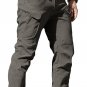 Men'S Flex Ripstop Tactical Pants Lightweight Hiking Casual Cargo Pants Multi Po