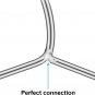 TIMMY Wire Hangers 40 Pack Stainless Steel Strong Metal Coat Hanger Clothes 16.5