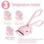Heated Eyelash Curlers&iuml;&frac14;� Rechargeable Electric Eyelash Curler with Eyelash Applic