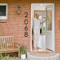 5.8 Inches Floating House Number for Outside, 7, Modern Black Shadow Address Num