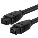 Cmple 722-N FireWire 800 BETA 9 Pin to 9 Pin Male To Male Cable 6 Feet Black