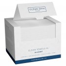 Clean Towels XL, Biobased Face Towel, Disposable Face Towelette, Facial Washclot